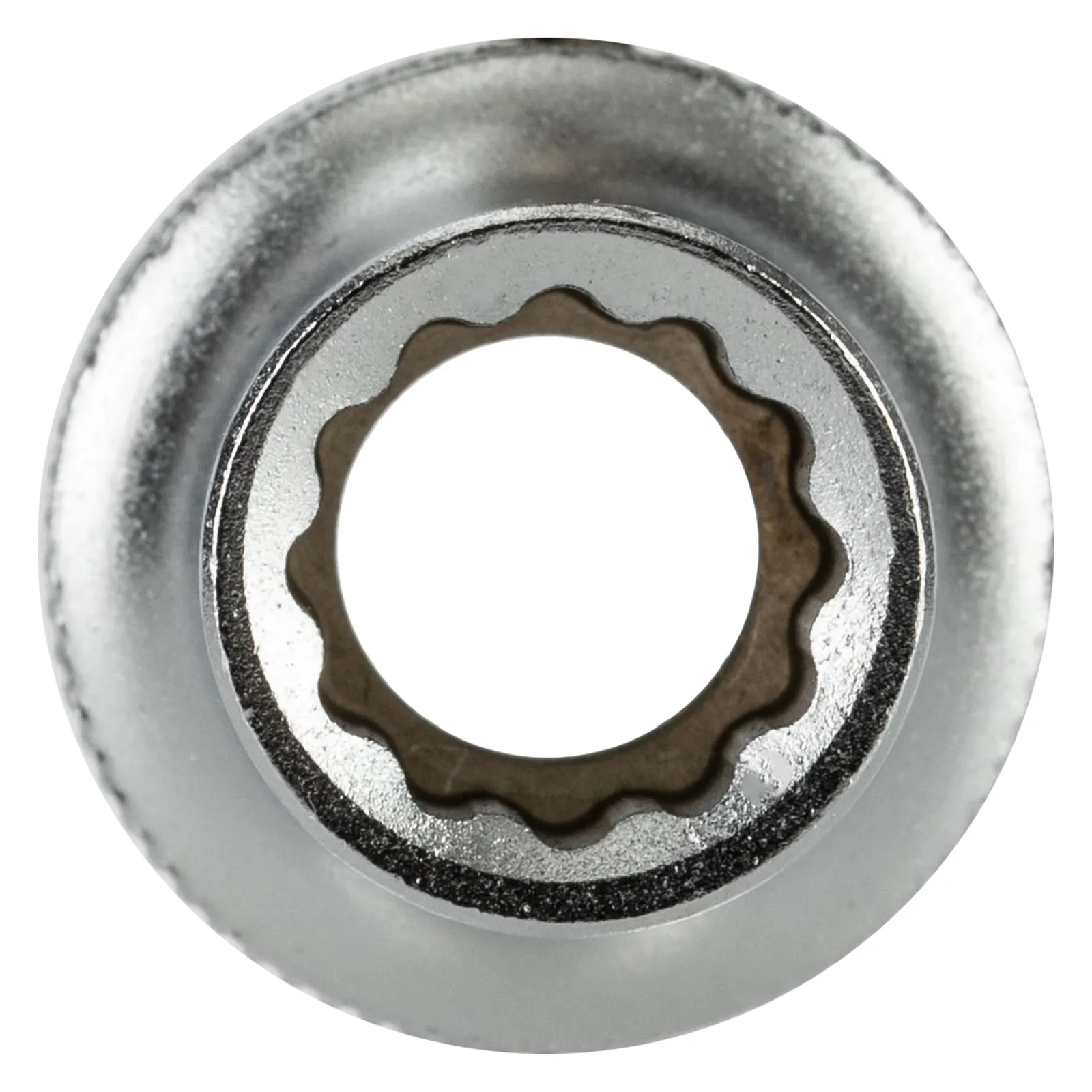 SOQUETE ESTRIADO ENCAIXE 1/2POL., CROMO VANADIO, COM CLIPS PLASTICO, 10MM, 1PC // STELS