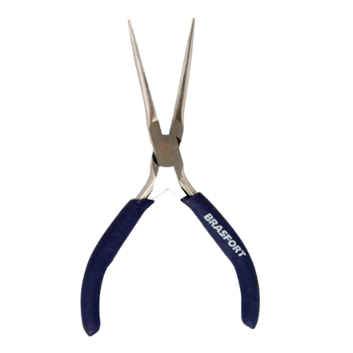 Alicate mini bico meia cana longo 6″