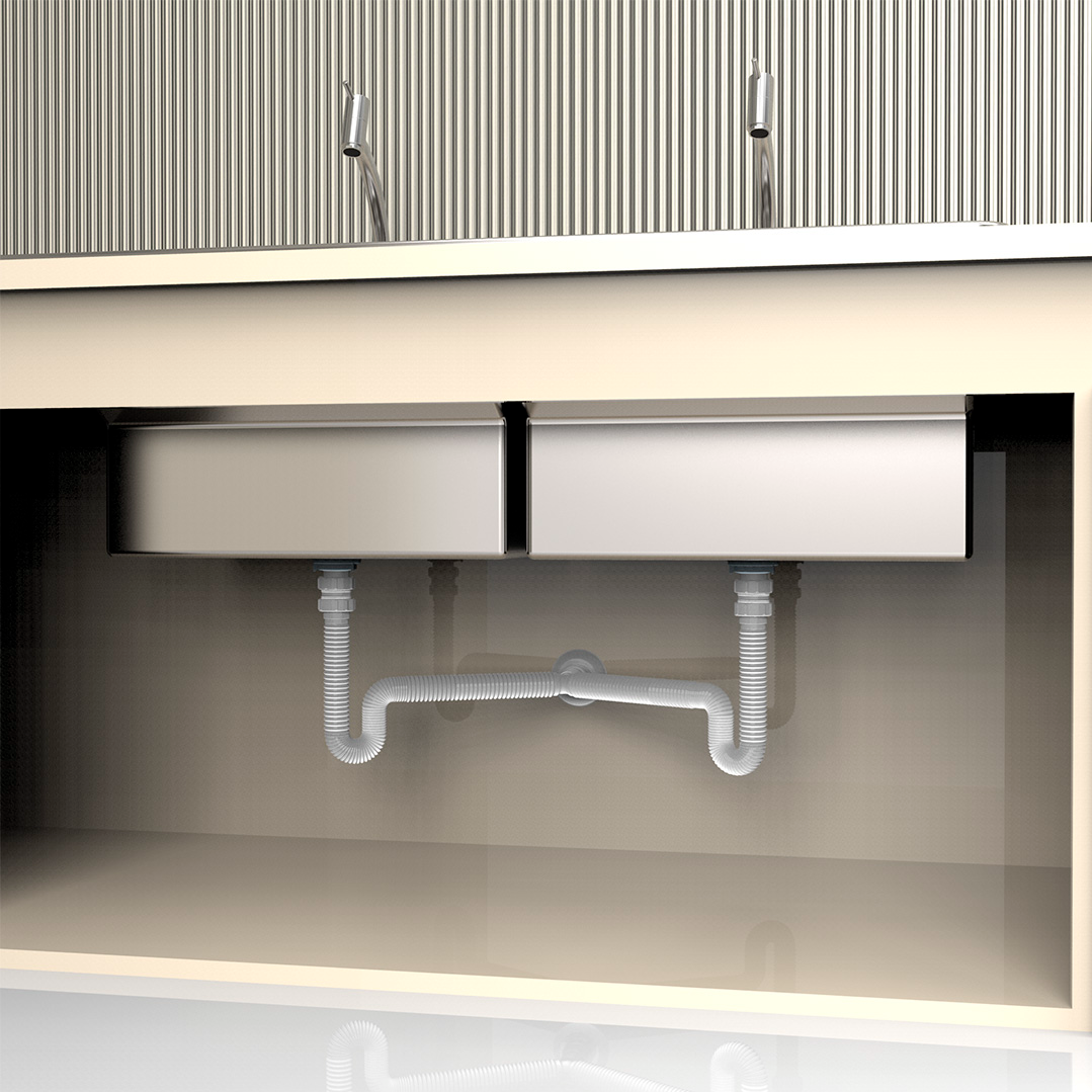 SIFAO TUBO EXTENSIVO DUPLO BRANCO 70CM