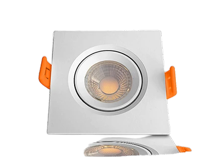 Luminária SPOT LED 5W Embutir 6400K(Luz Branca Fria)  Quadrada