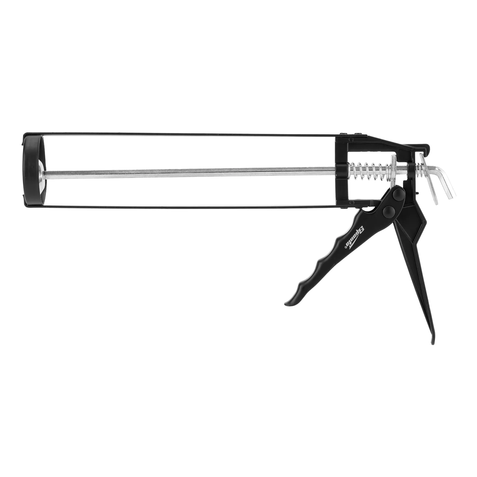 PISTOLA PARA SILICONE, PARA TUBOS DE ATE 310 ML, METALICA, 1PC // SPARTA