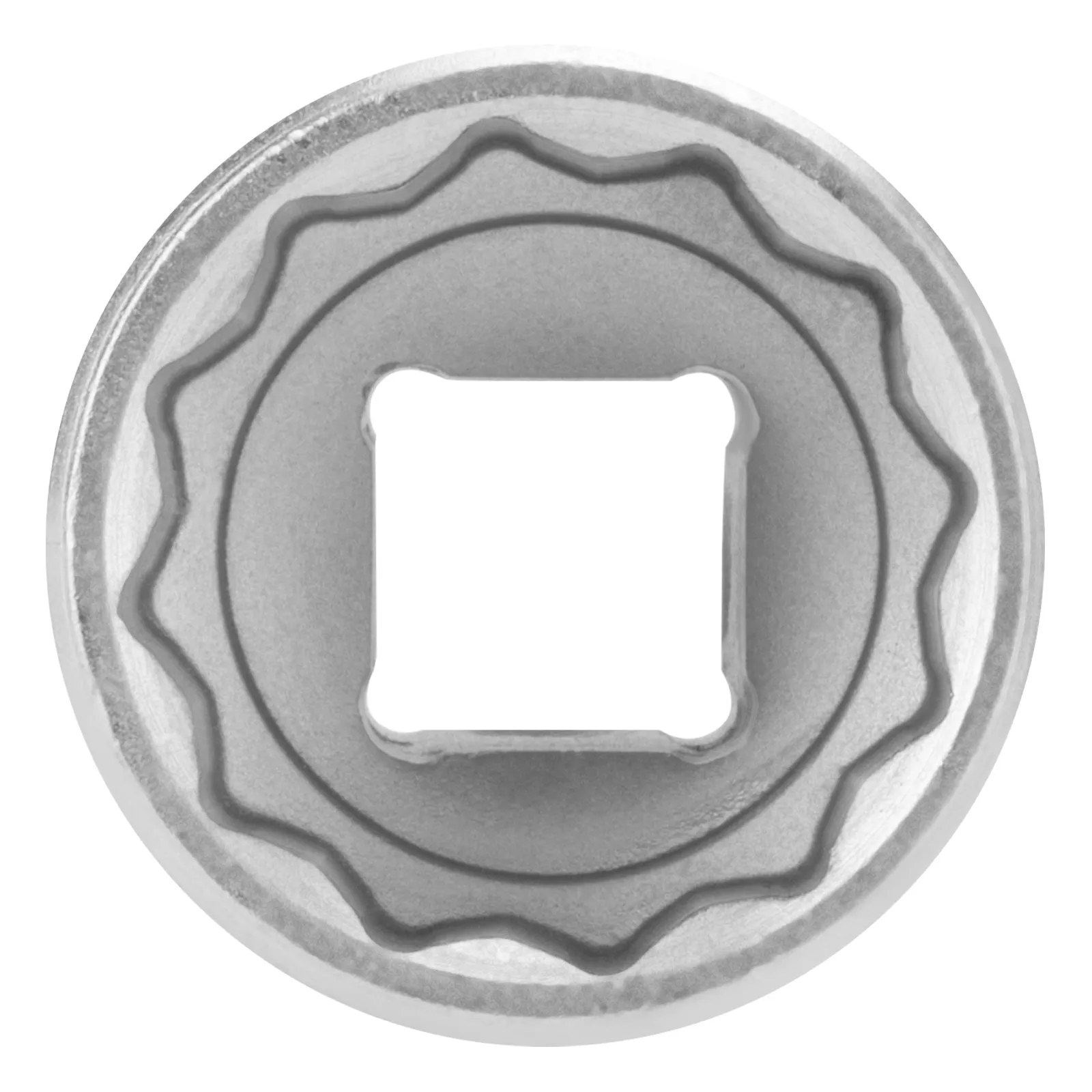 SOQUETE ESTRIADO ENCAIXE 1/2POL., CROMO VANADIO, COM CLIPS PLASTICO, 26MM, 1PC // STELS