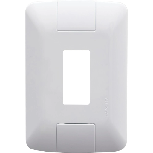 Placa 1 Posto Vertical 4x2 Tramontina Aria Branca