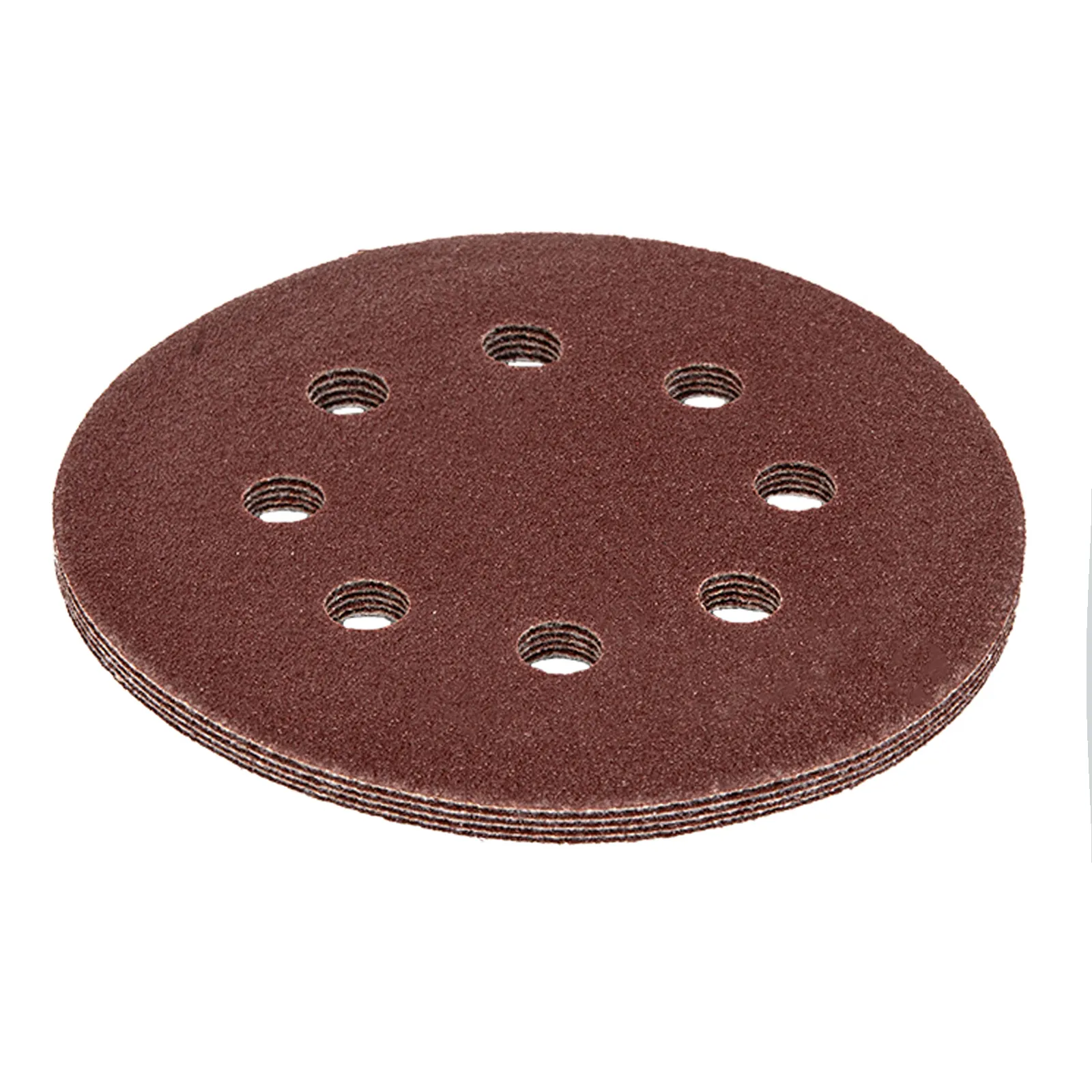 DISCO DE LIXA COM VELCRO, PERFURADO, GRAO 80, 125MM, 5 PCS // MTX