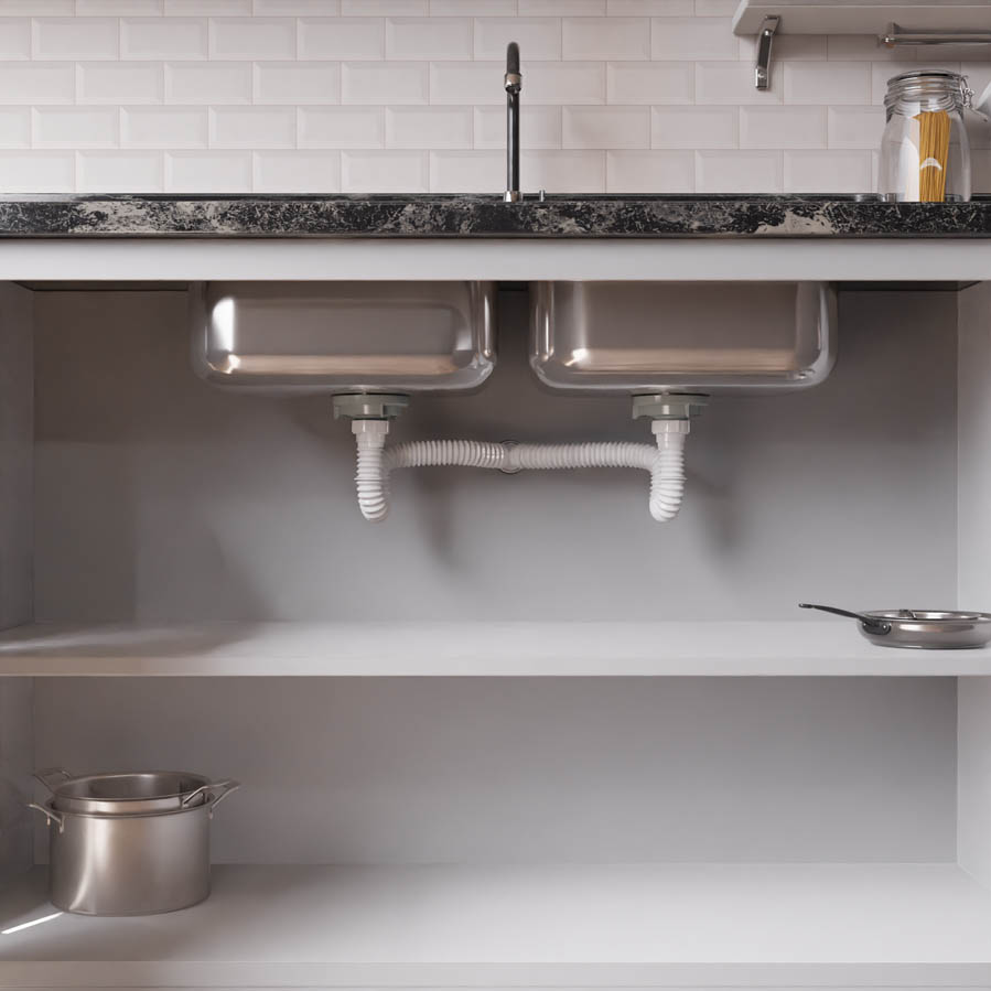 SIFAO TUBO EXTENSIVO DUPLO BRANCO 70CM