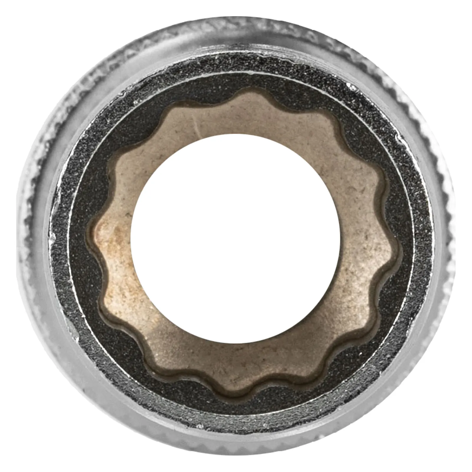 SOQUETE ESTRIADO ENCAIXE 1/2POL., CROMO VANADIO, COM CLIPS PLASTICO, 13MM, 1PC // STELS