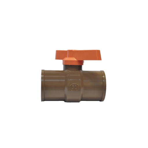 REGISTRO ESFERA SOLDÁVEL PVC MARROM