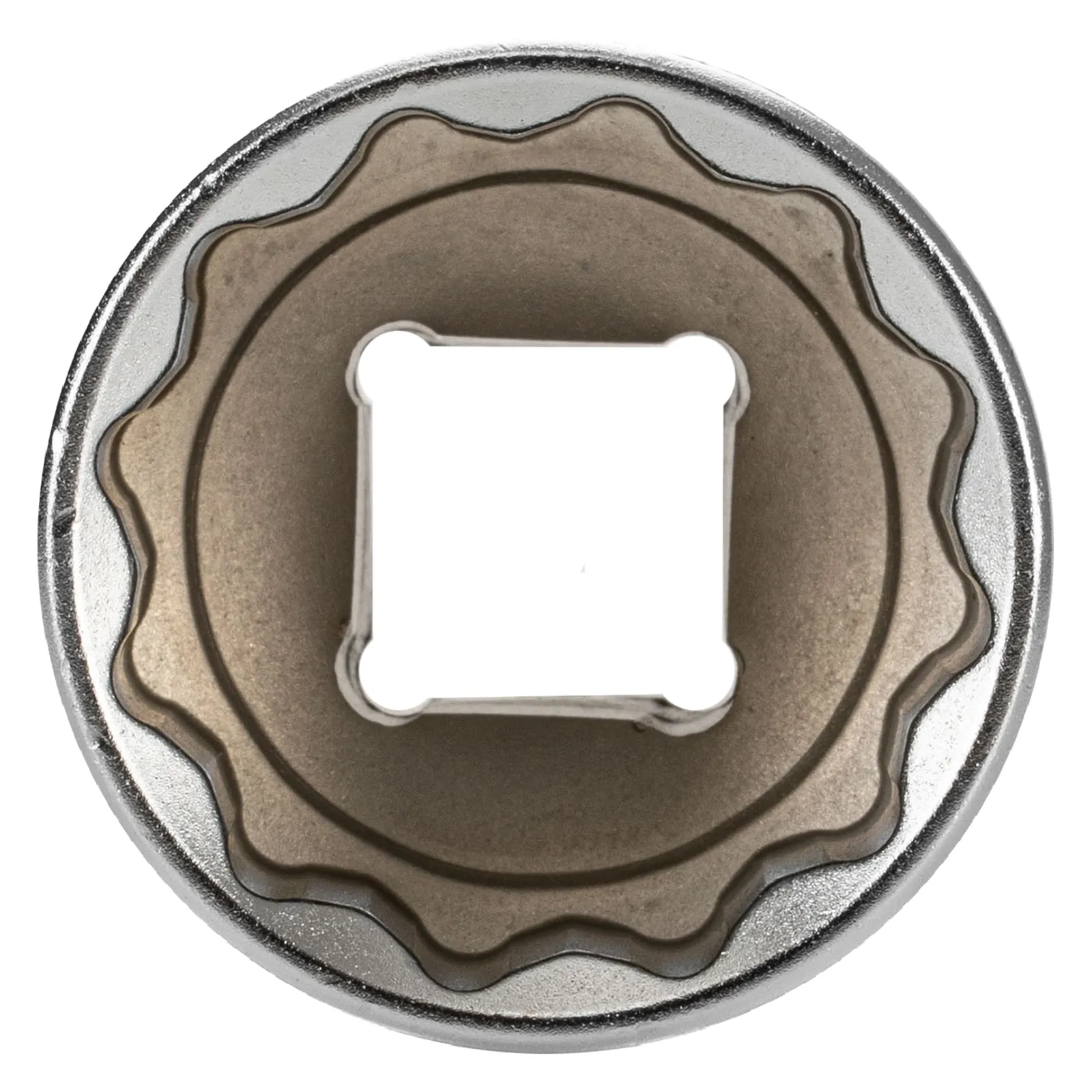 SOQUETE ESTRIADO ENCAIXE 1/2POL., CROMO VANADIO, COM CLIPS PLASTICO, 27MM, 1PC // STELS
