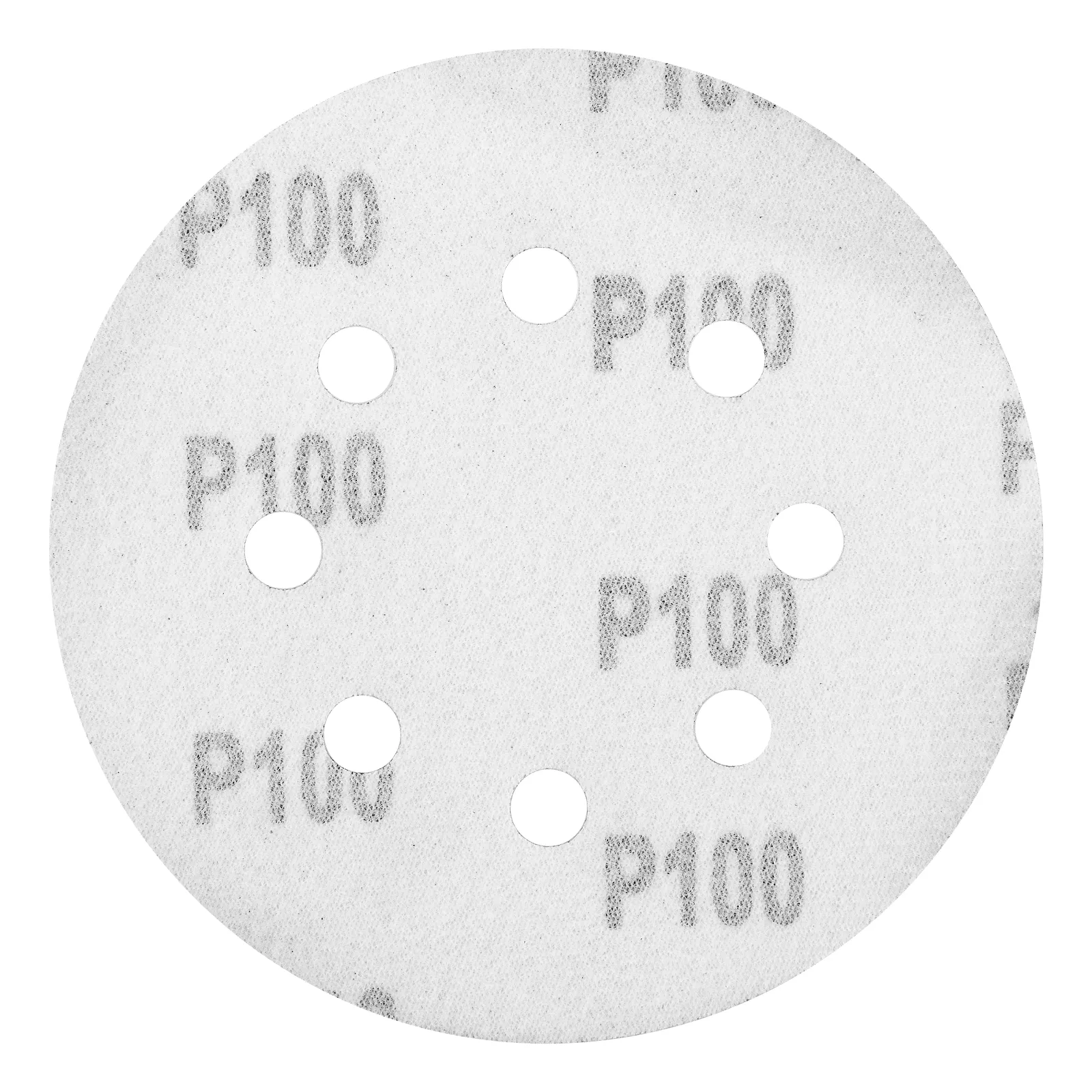 DISCO DE LIXA COM VELCRO, PERFURADO, GRAO 100, 125MM, 5 PCS // MTX