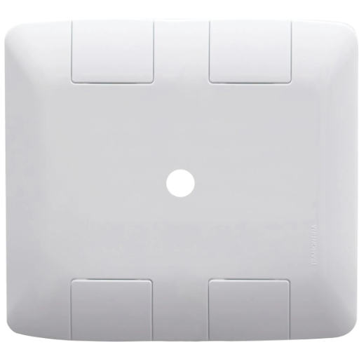 Placa com 1 Furo 9,5 mm 4x4 Tramontina Aria Branca