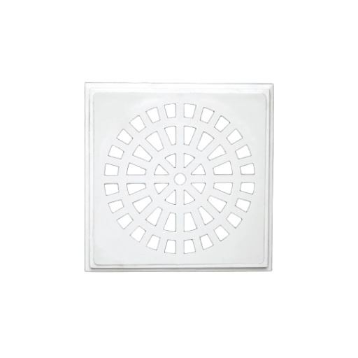 GRELHA QUADRADA ESGOTO PVC
