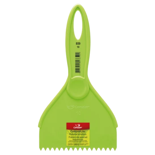 Espátula Plástica Dentada