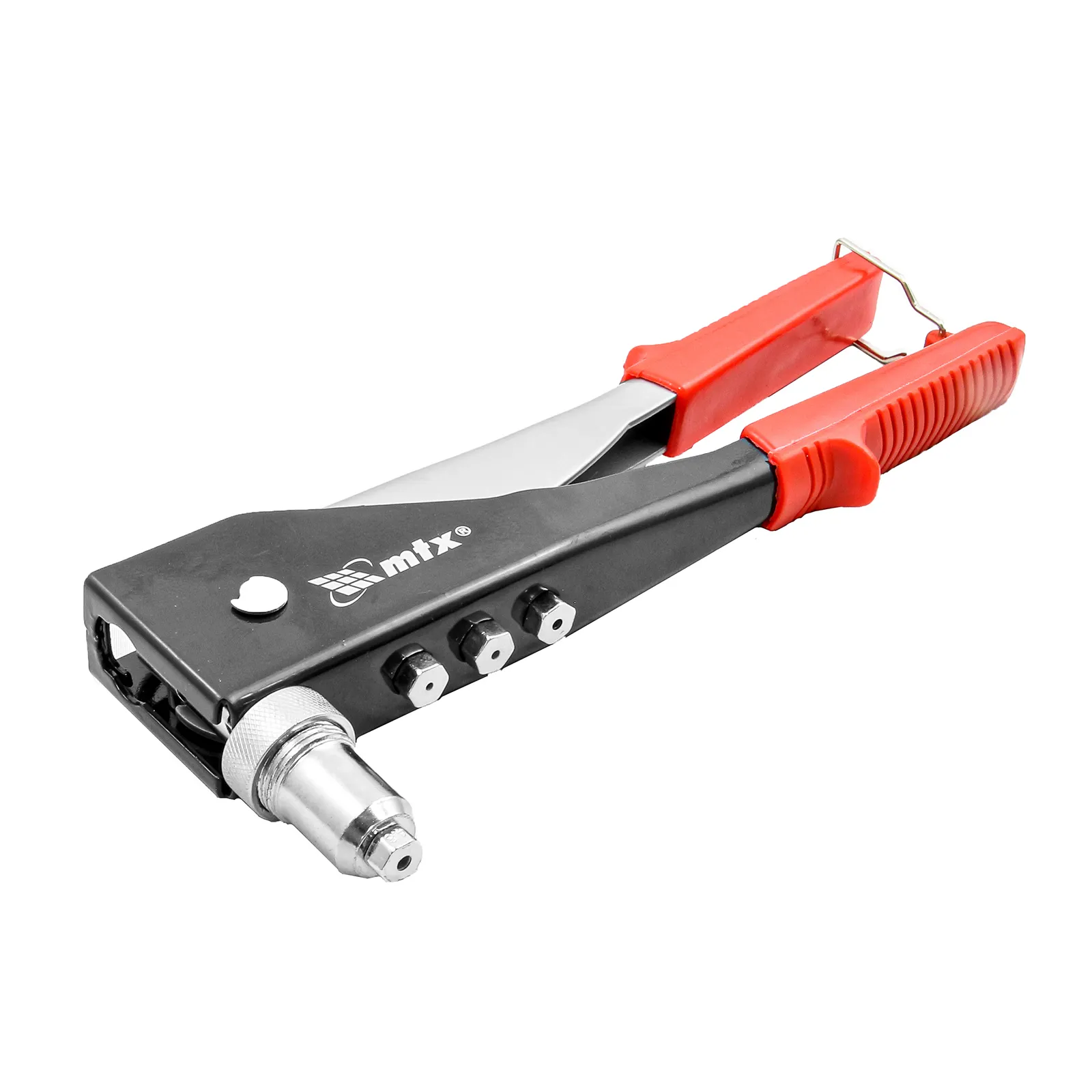 REBITADOR MANUAL, TIPO ALICATE, AJUSTAVEL 0-90, PARA REBITES 2,4-3,2-4-4,8MM, 250MM, 1PC // MTX