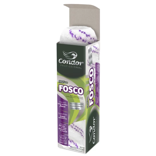 Rolo Fosco - Tinta acrílica fosca - Superfícies lisas