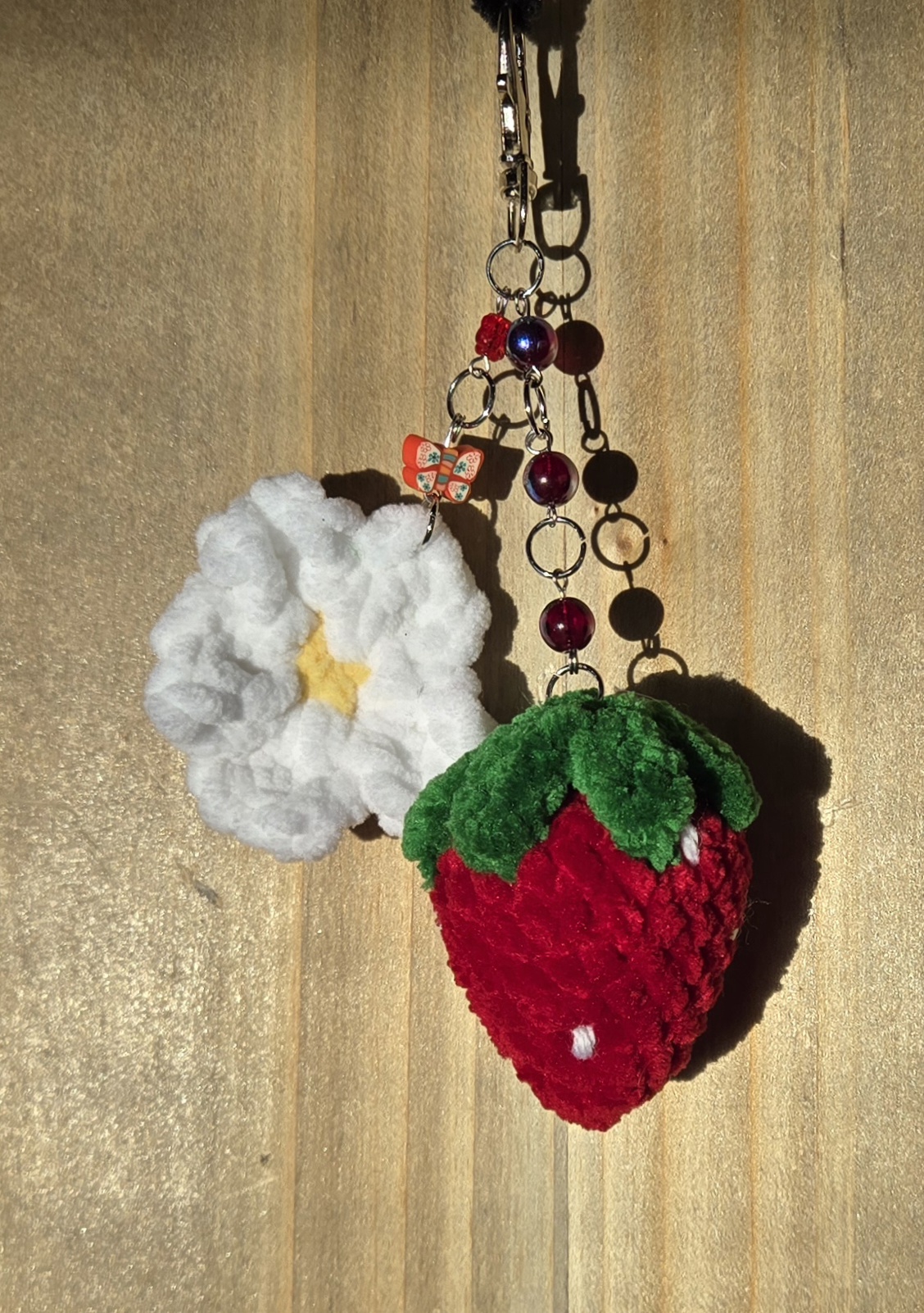 🍓 Strawberry Fields Keychain