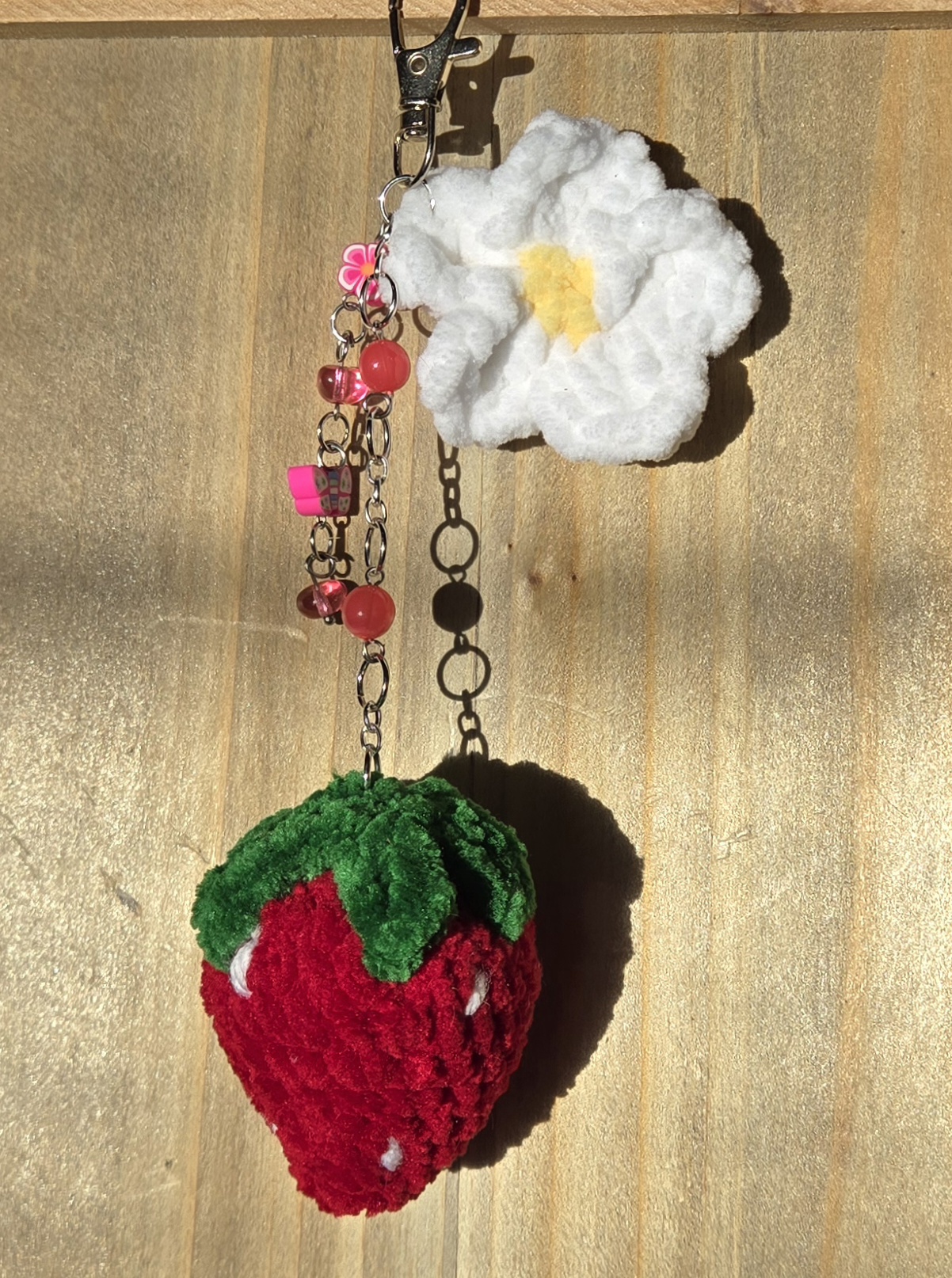 🍓 Strawberry Fields Keychain