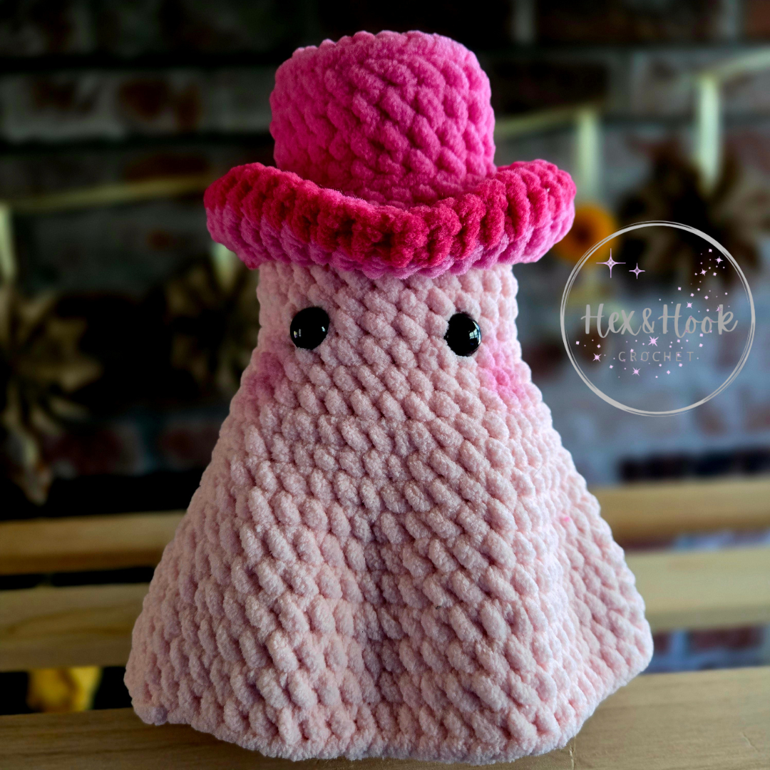 🎃 Pink Cowgirl Ghost