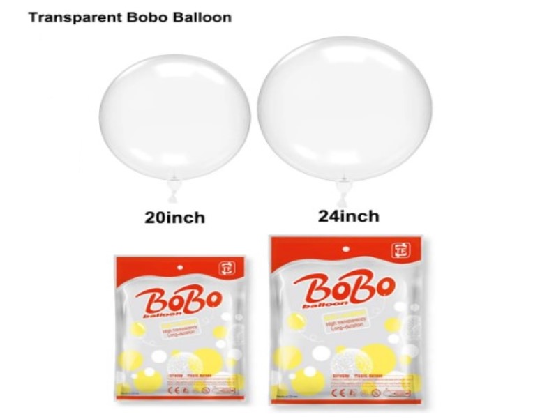 Globo Bobo transparente