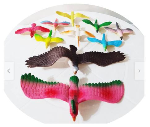 Figuras de aves plásticas 10 unidades
