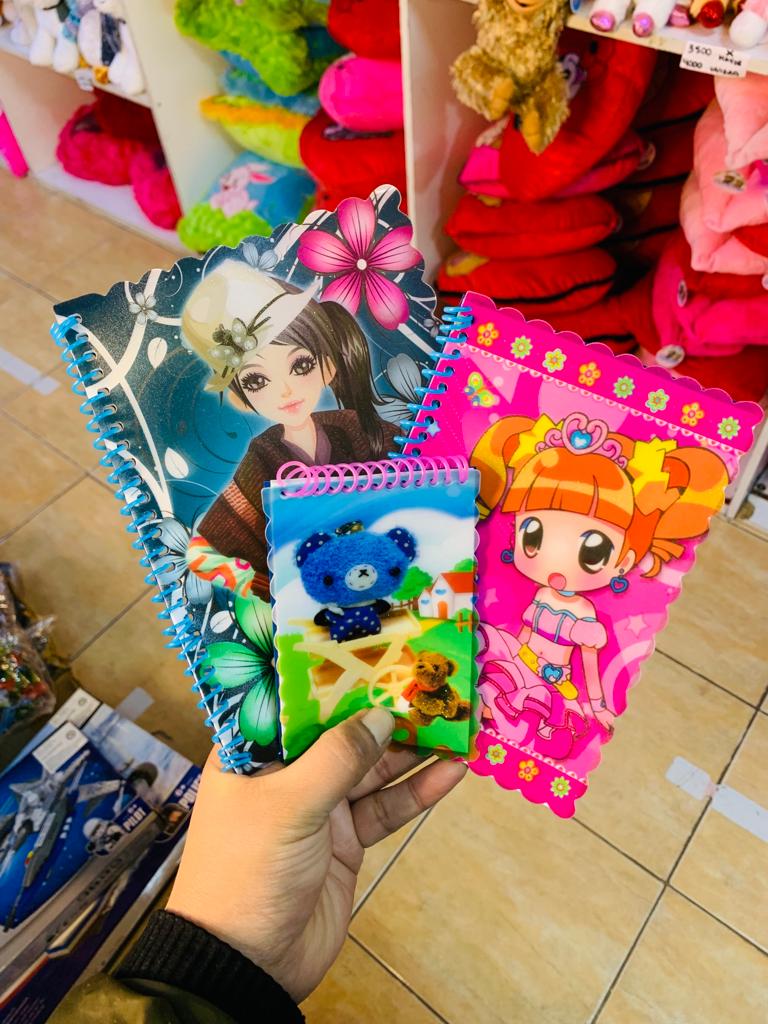 Set de 3 Cuadernos libretas de dibujo infantiles