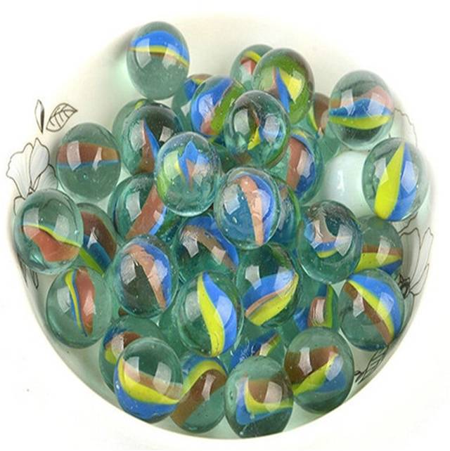 25 unidades Canicas Bolones grande vidrio 2,5 cms diametr0