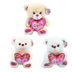 Osos de peluche con corazón