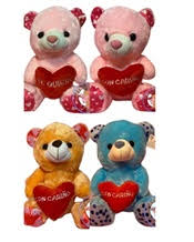 Osos de peluche con corazón