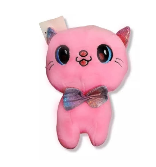Peluche de gatito rosa