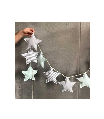 Guirnalda de estrellas decorativas