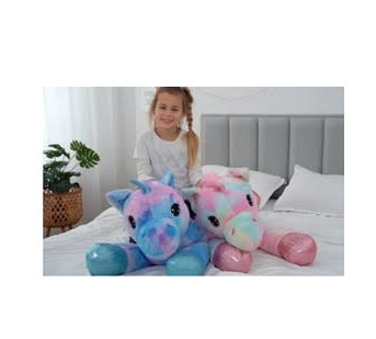 Peluches de unicornio multicolor