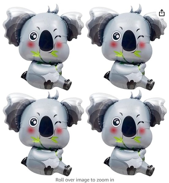 Docena Globo de Koala tamaño Grande 60 cms