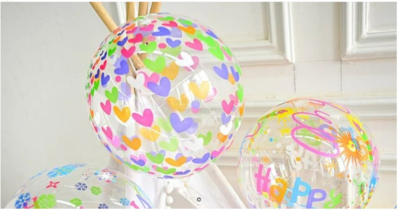 Globo decorativo transparente