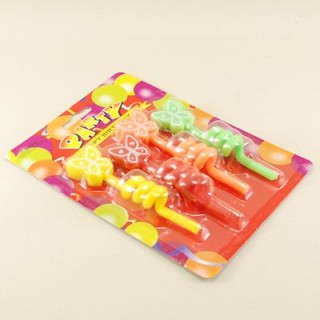 Paletas de caramelo en espiral