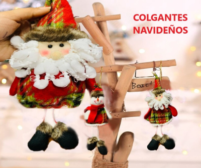 Adornos navideños de peluche 25-35 cms