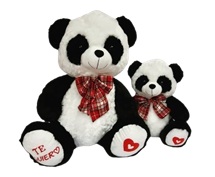 Osos de peluche panda de 40 cms y es musical