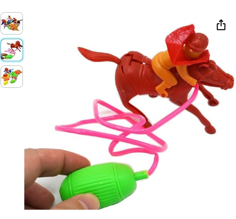 Mini Juguete de buey torito con jinete y lanzador