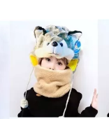 Gorros de peluche infantil con forma de animales