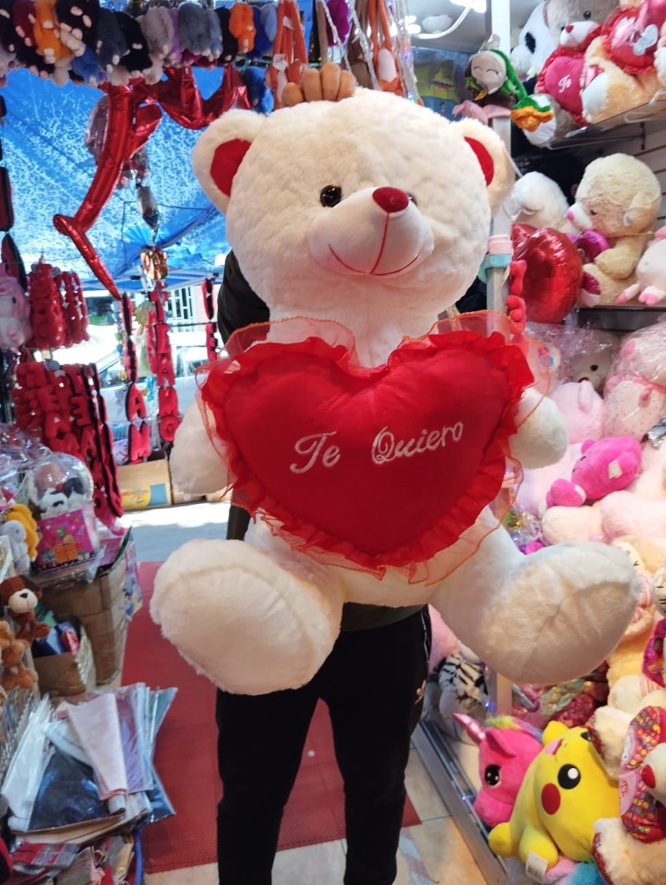 Osos de peluche con Corazón Grandes de 60 cms