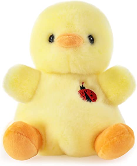 Peluche de pollo amarillo 20 cms