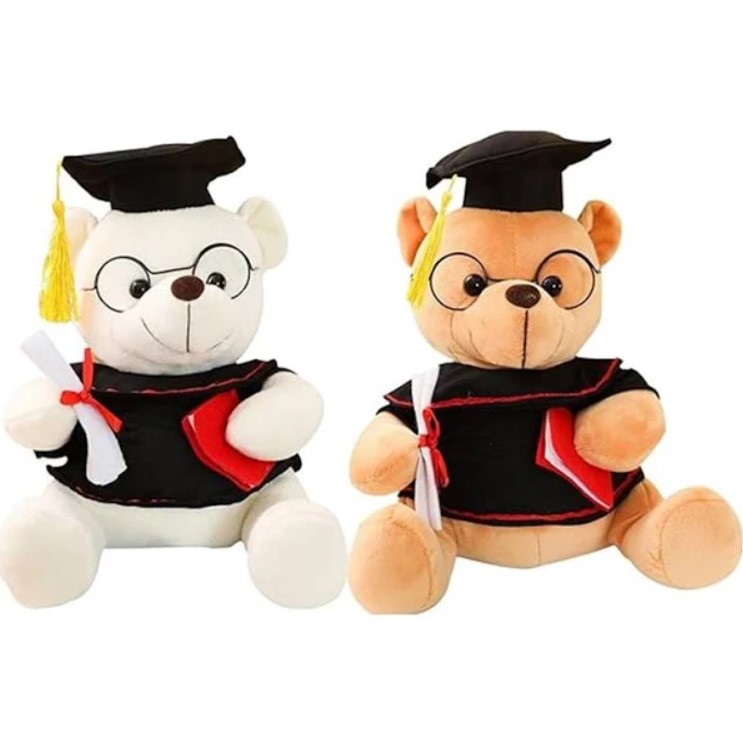 Osos de peluche graduados de 25 cms