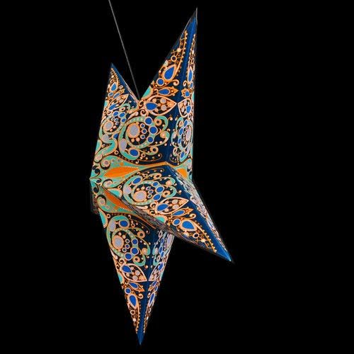 Estrella decorativa de papel de 70 cms