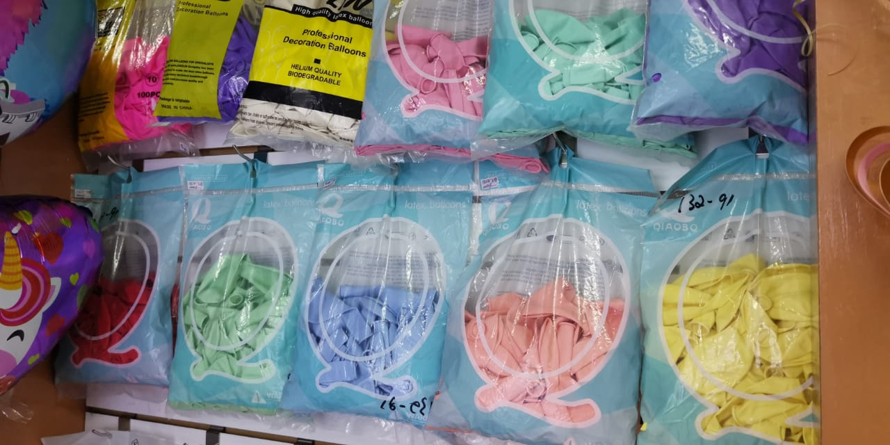 Bolsas de 100 Globos Latex R12 AIMIN