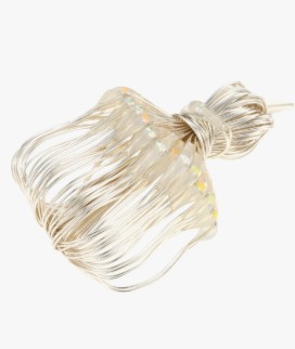 Luces LED de cadena 5 metros luz hada cobre a pilas