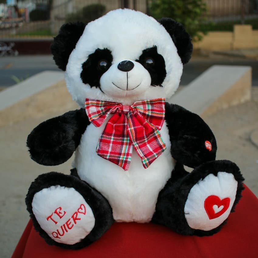 Peluche de panda de 40 cms - SIN RELLENO -