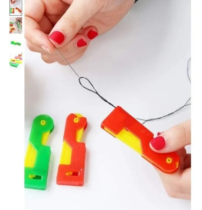 Enhebrador de agujas automático pequeño mecanico