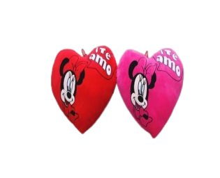 Cojines corazón Minnie Mouse