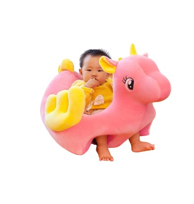 Sillón infantil de dragón rosa. Disponible en 4 colored