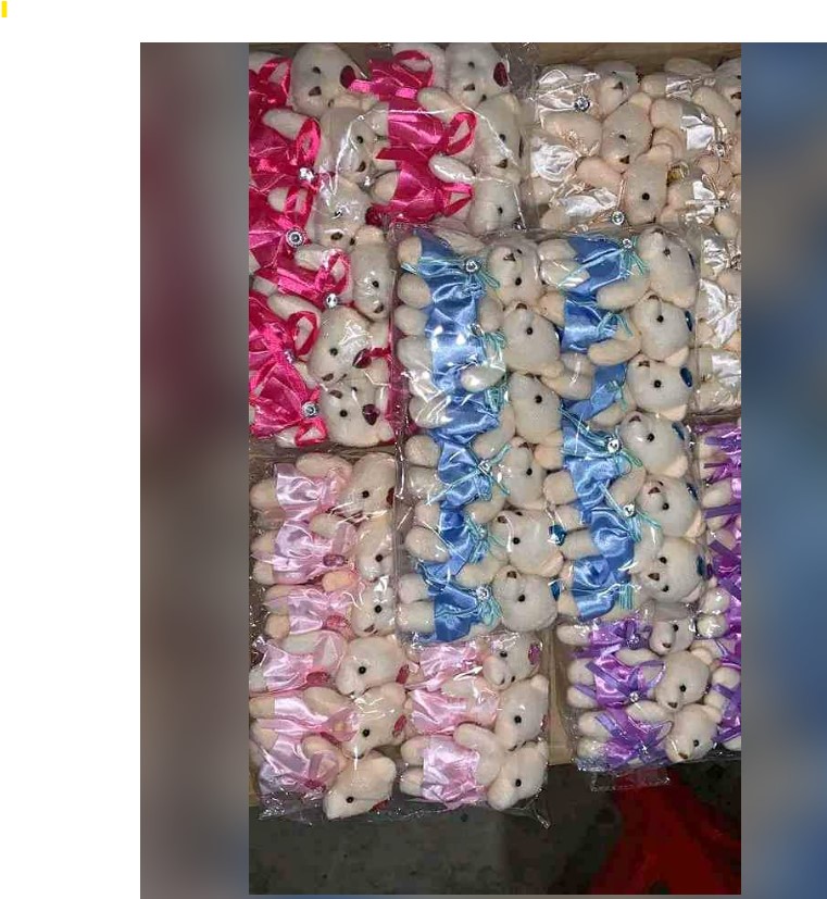 Docena de Oso Ositos de Peluche de 10 cms