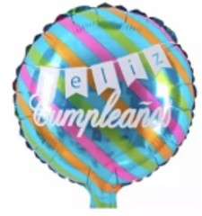 Pack de 50 unidades de Globos de cumpleaños y Feliz aniversario de 45 cm surtidos