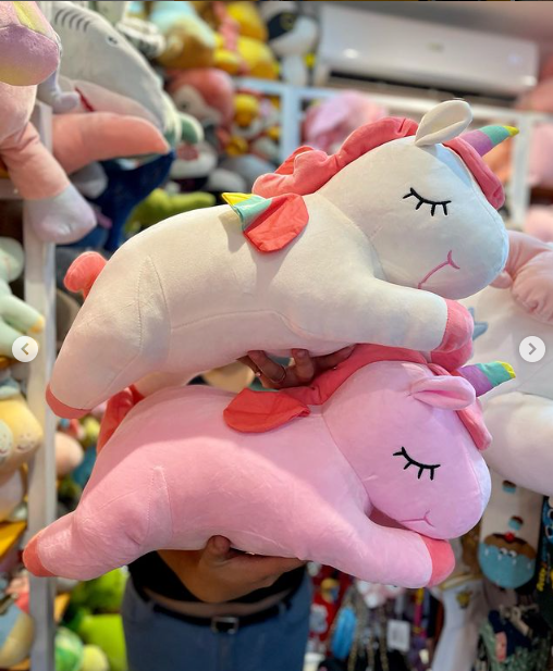 Peluches de unicornio de 35 cms